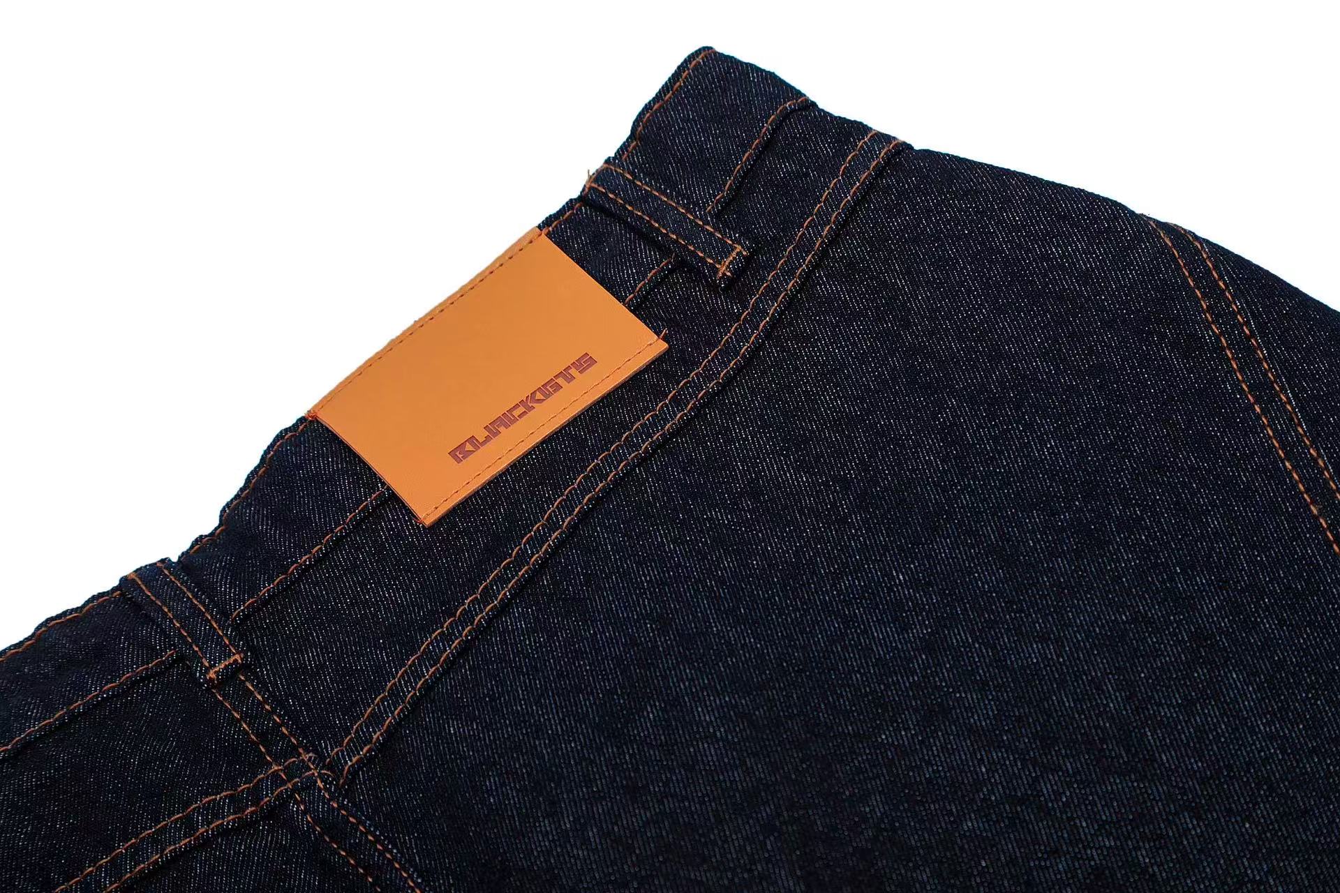 Distressed Wide-Leg Scythe Jeans