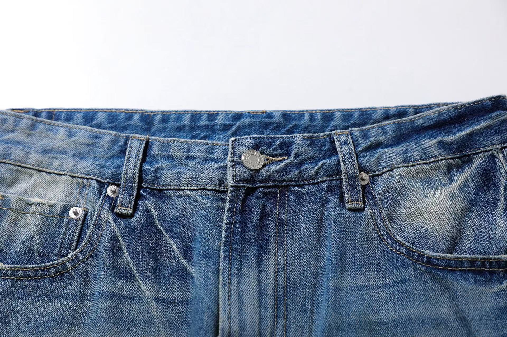 Distressed Scythe Jeans