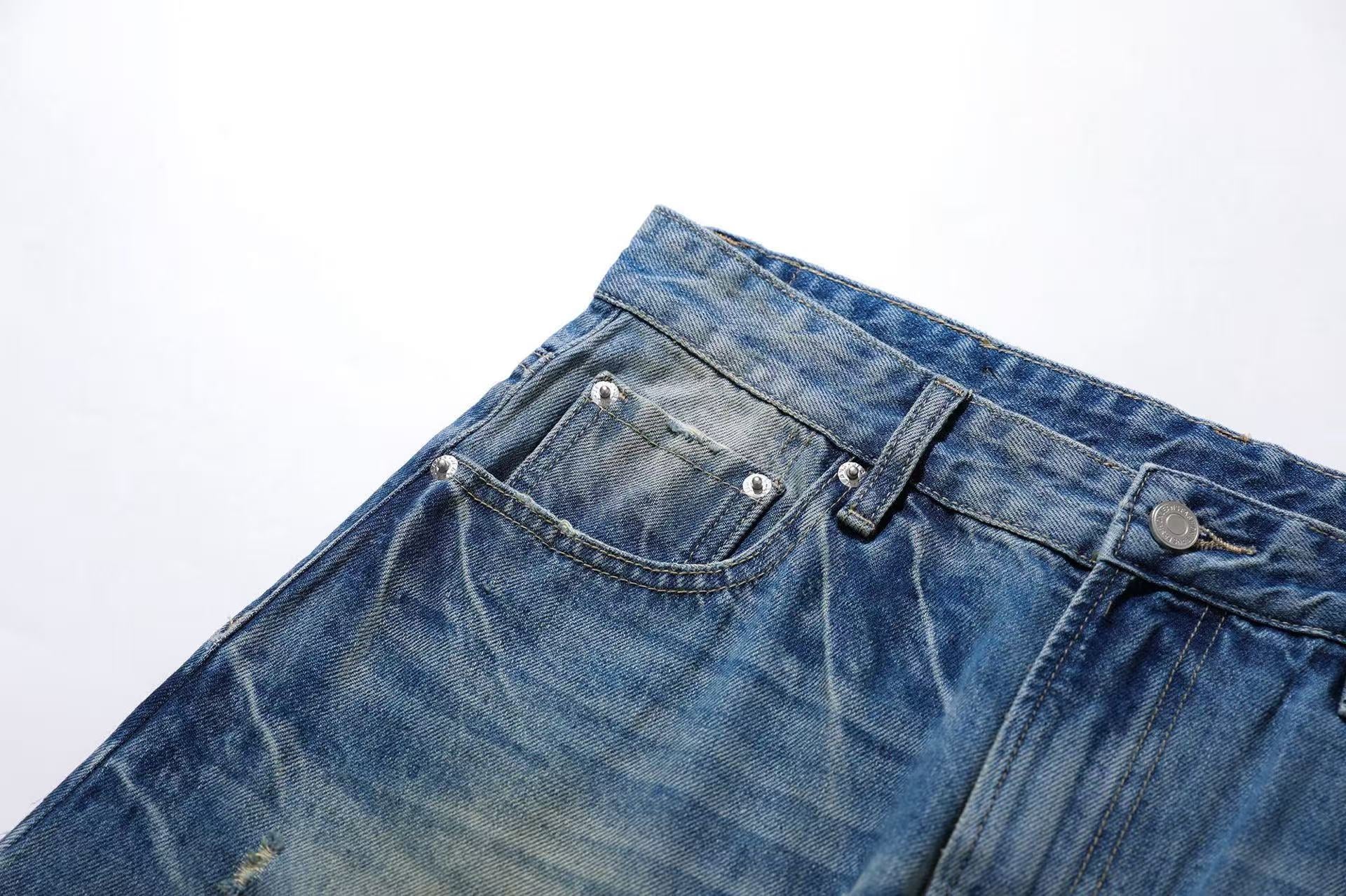 Distressed Scythe Jeans