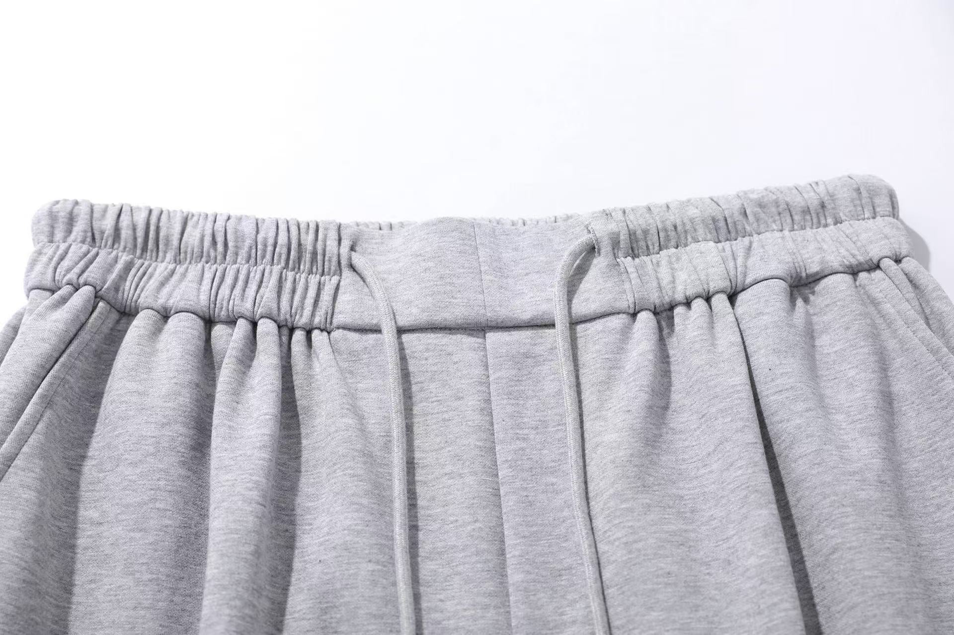 Street Style Wide-Leg Sweatpants