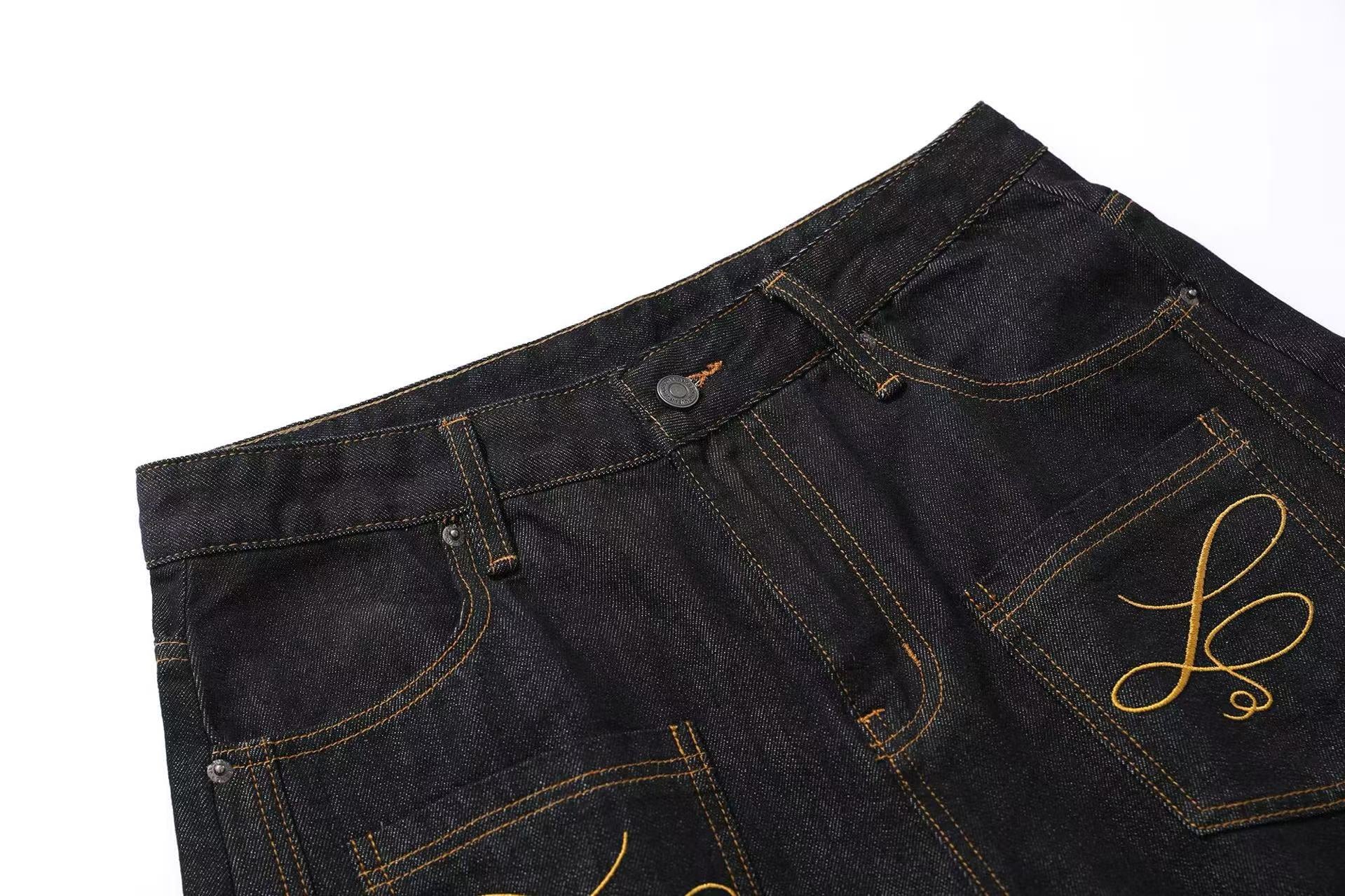 Wide-Leg  Baggy Knee-Length Shorts