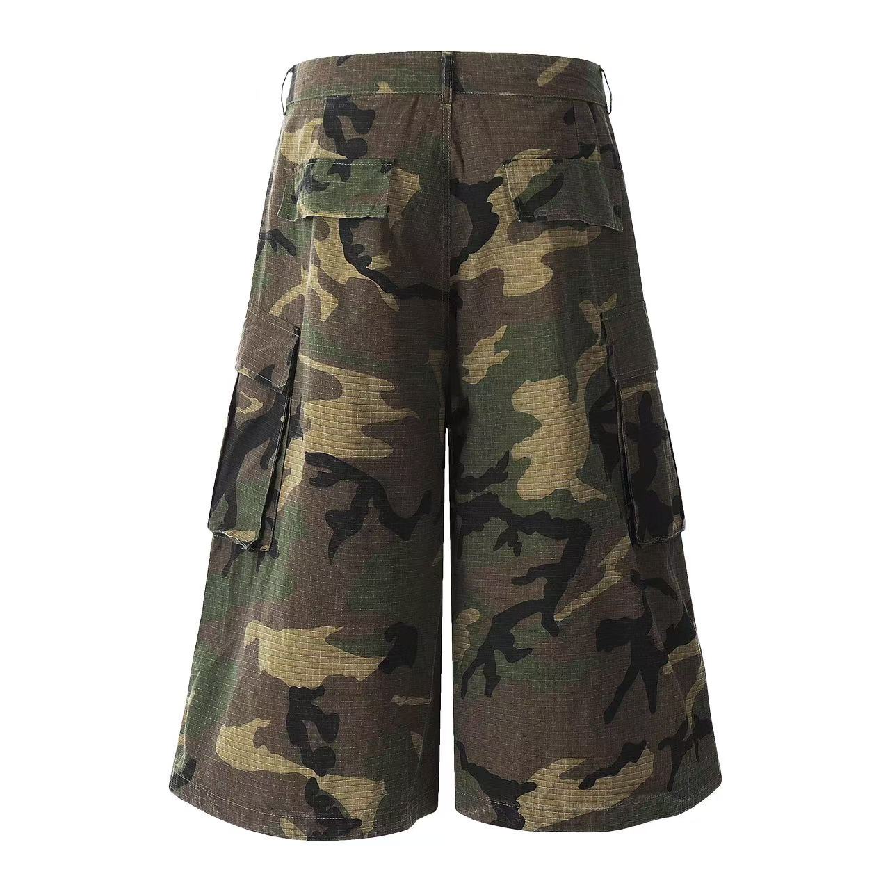 Camo Knee-Length Shorts