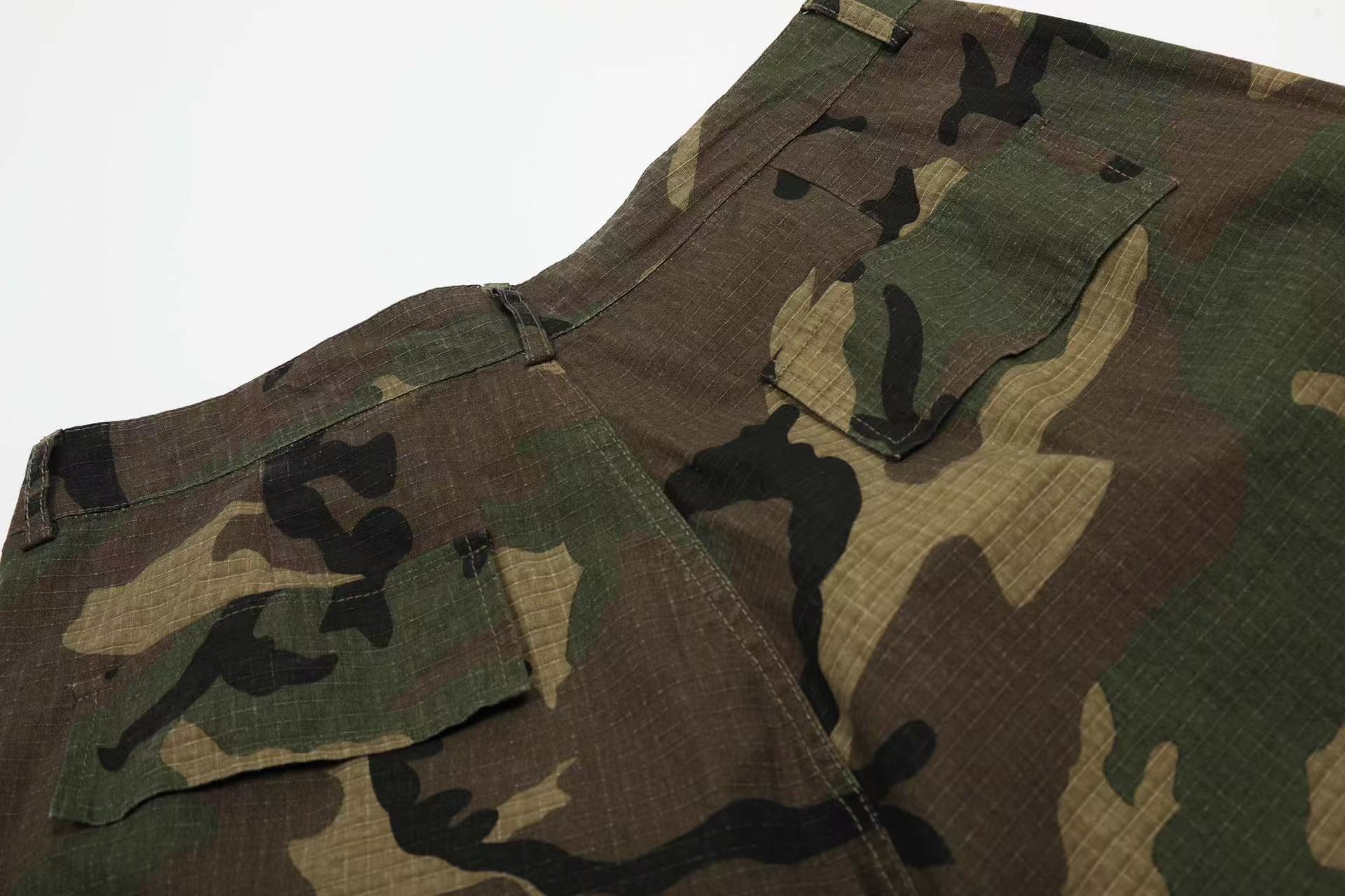 Camo Knee-Length Shorts