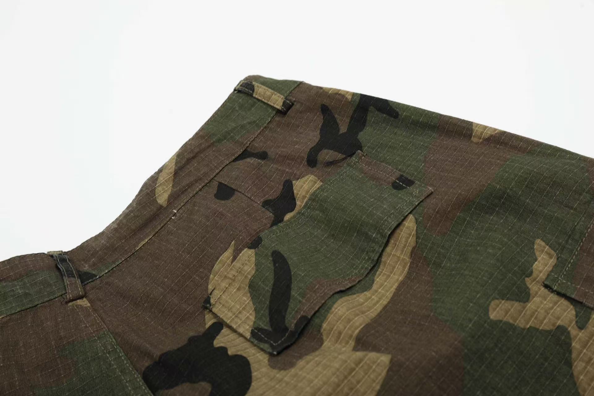 Camo Knee-Length Shorts