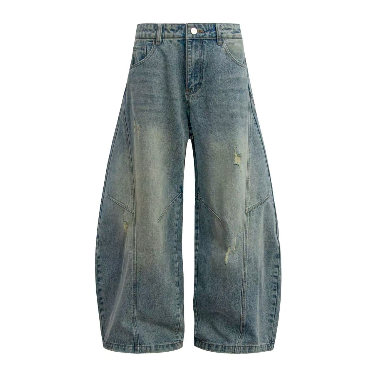 Wide-Leg Baggy Jeans