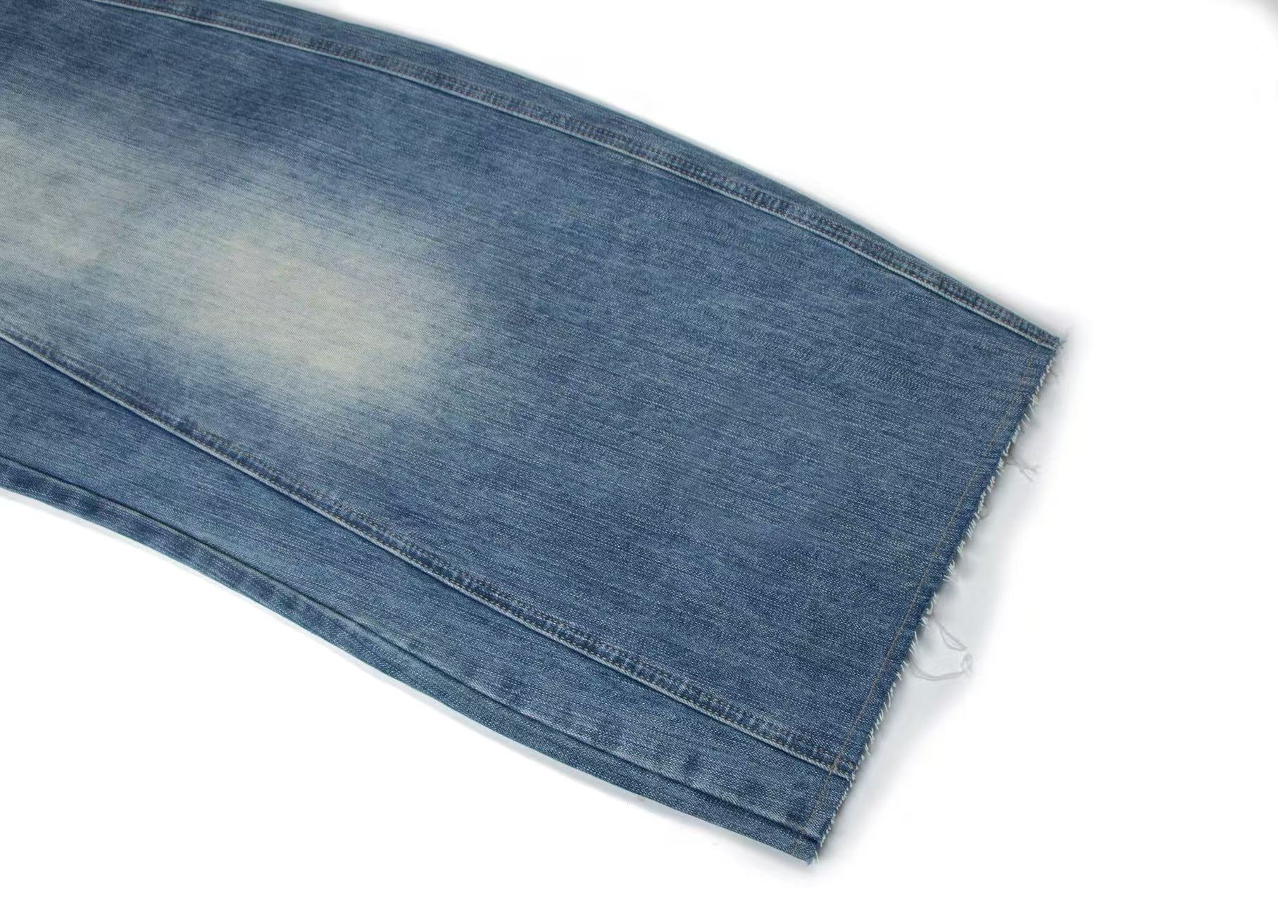 Washed Wide-Leg Baggy Jeans