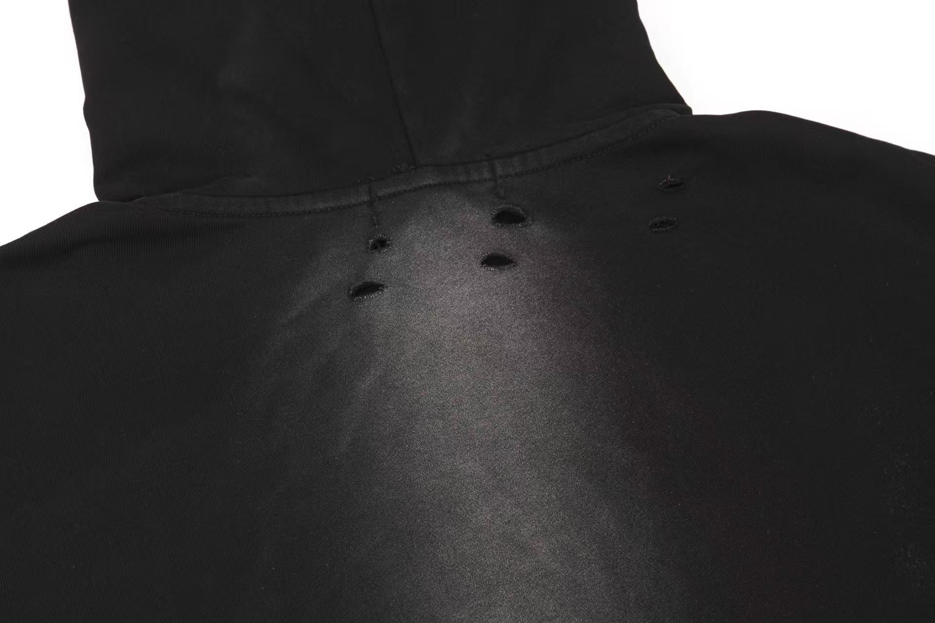 Street Style Washed Zip-Up Hoodie