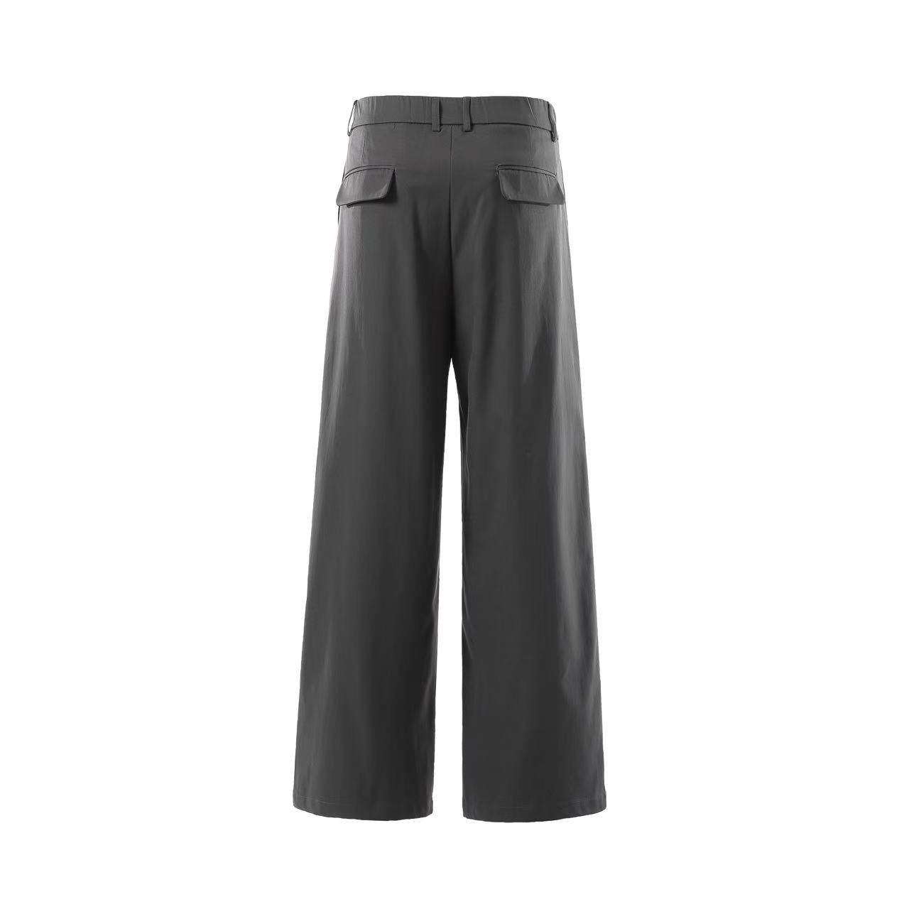 Wide-Leg Suit Pants