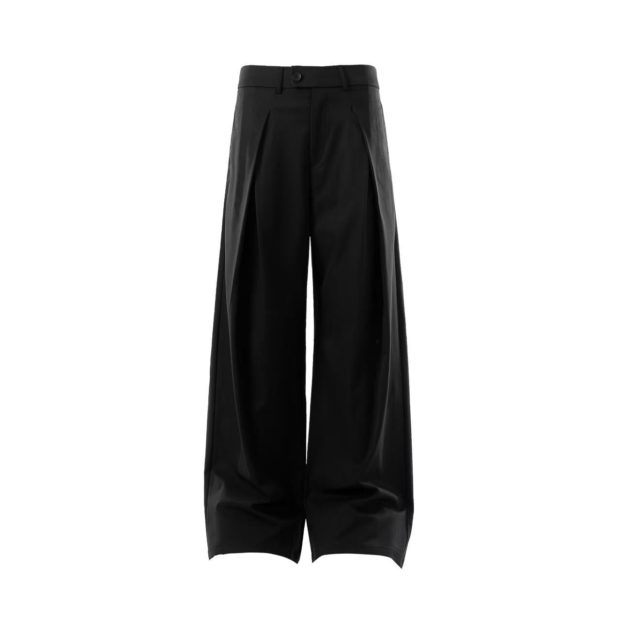Wide-Leg Suit Pants