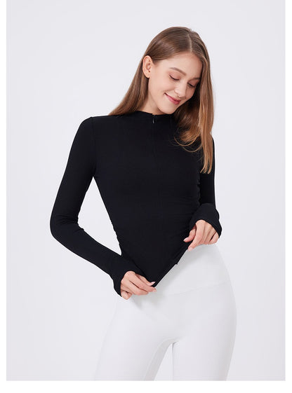 Half-Zip Workout Top