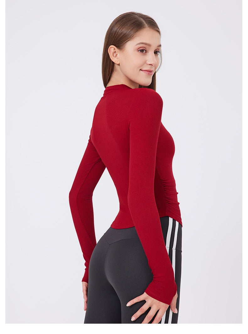 Half-Zip Workout Top