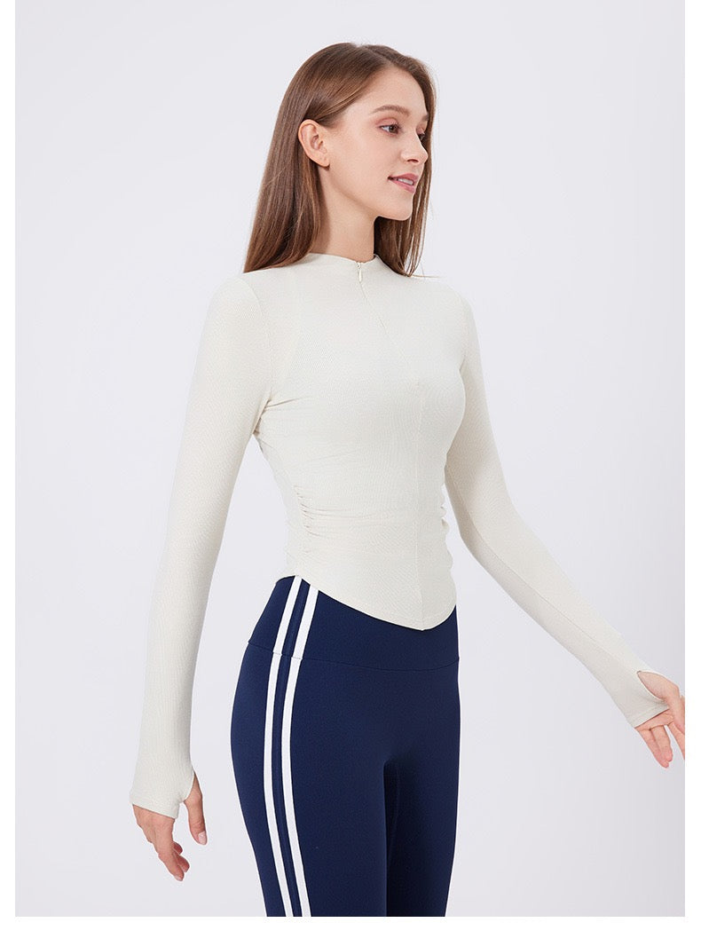 Half-Zip Workout Top