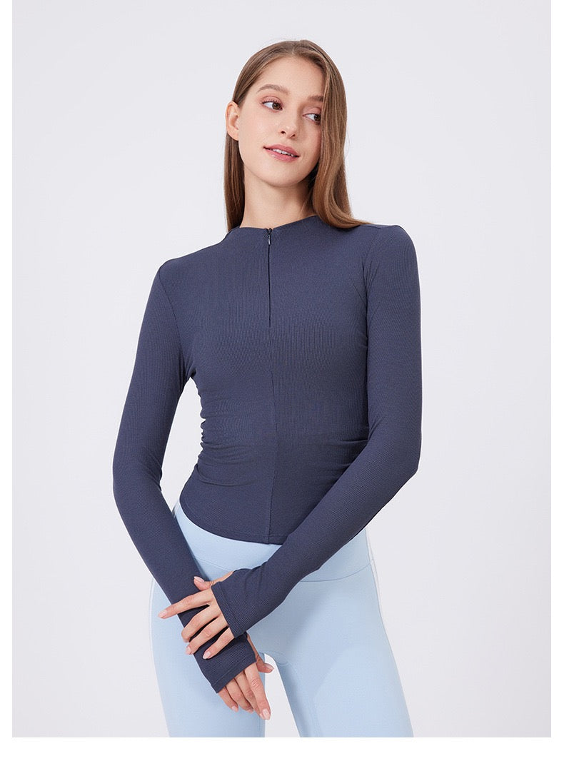 Half-Zip Workout Top