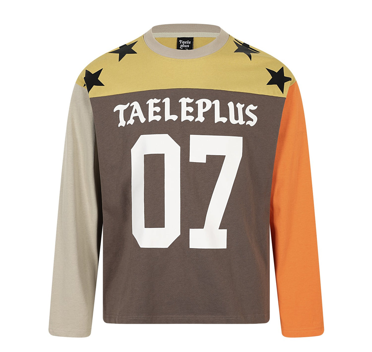 Vintage 07 Number Color Block Camo Long Sleeve