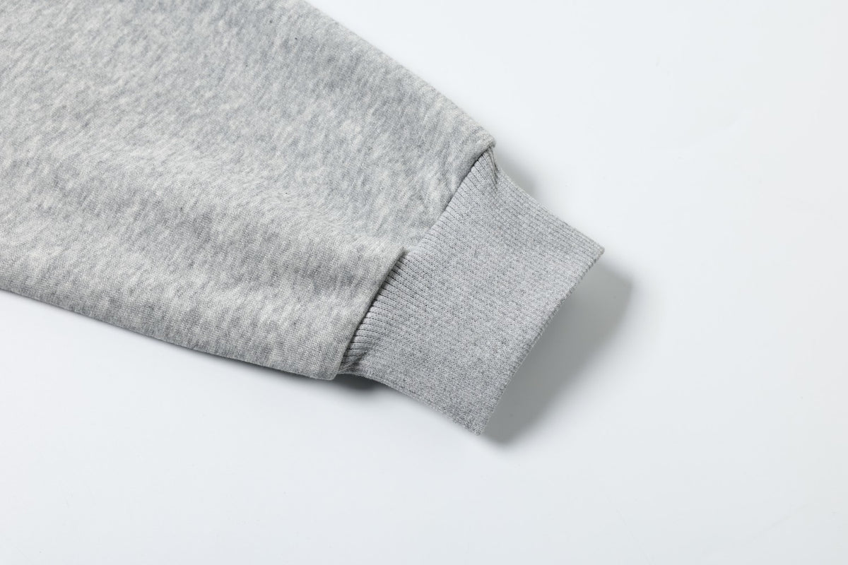 Letter & Skeleton Rider Graphic Full Zip Hoodie