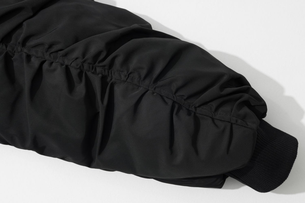 Streetwear Military Decor Bomber Jacket